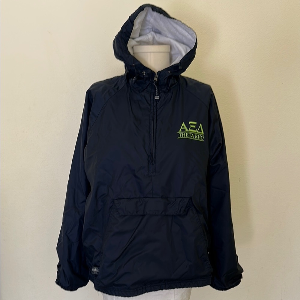 Kids Navy Pullover Jacket